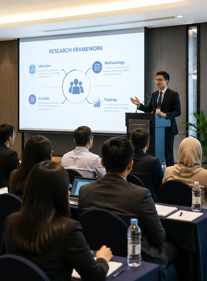 Conference speaker presenting at APCCSID 2026